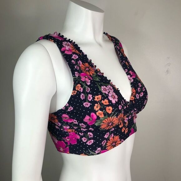 Shade & Shore Medium Padded Floral Swim Top‎ - Picture 3 of 8